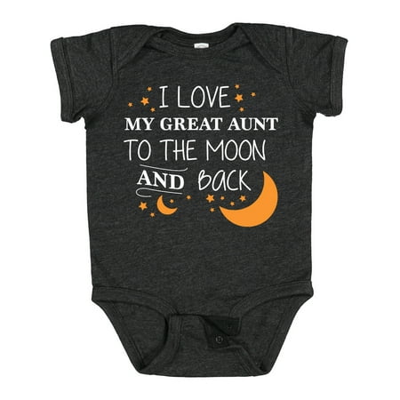 Inktastic I Love My Great Aunt to the Moon and Back Gift Baby Boy or Baby Girl Bodysuit
Inktastic I Love My Great Aunt to the Moon and Back Gift Baby Boy or Baby Girl Bodysuit