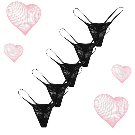 Lopecy-Sta Five Pairs Of Lace Panties for Ladies Savings Clearance Underwear Women Mother s Day Gifts Black
Lopecy-Sta Five Pairs Of Lace Panties for Ladies Savings Clearance Underwear Women Mother s Day Gifts Black