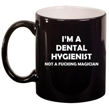 I m A Dental Hygienist Not A Magician Funny Gift for Dental Hygienist Ceramic Coffee Mug Tea Cup Gift for Her Him (11oz Gloss Black)
I m A Dental Hygienist Not A Magician Funny Gift for Dental Hygienist Ceramic Coffee Mug Tea Cup Gift for Her Him (11oz Gloss Black)