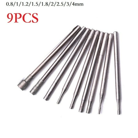 BLUESON 10Pc 0.8-4Mm Rotary Diamond Burr Core Drill Bit Engraving 2.35Mm For Glass Tile
BLUESON 10Pc 0.8-4Mm Rotary Diamond Burr Core Drill Bit Engraving 2.35Mm For Glass Tile
