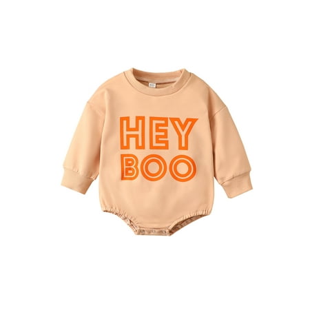 wybzd Infant Baby Boy Girl Halloween Outfit Hey Boo Oversized Sweatshirt Romper Bodysuit Fall Winter Clothes Orange 12-18 Months
wybzd Infant Baby Boy Girl Halloween Outfit Hey Boo Oversized Sweatshirt Romper Bodysuit Fall Winter Clothes Orange 12-18 Months