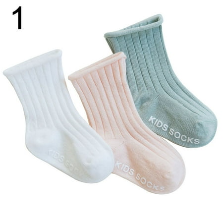 Wanwan 3 Pairs Kids Baby Boy Girl Solid Color Anti-slip Elastic Breathable Cotton Socks
Wanwan 3 Pairs Kids Baby Boy Girl Solid Color Anti-slip Elastic Breathable Cotton Socks