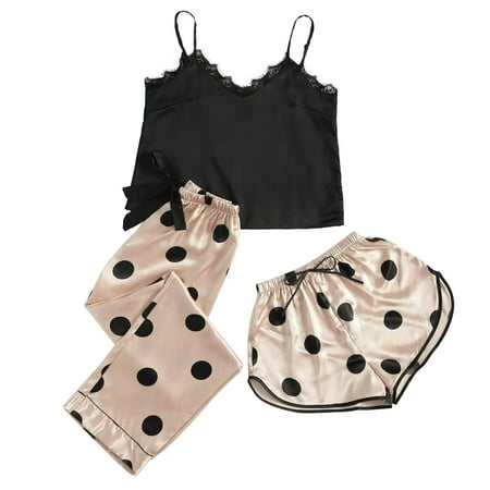 Women Print Sleepwear Push Up Three Pieces Sleeveless Shorts Set Underwear Sleepwear Suit Pajamas
Women Print Sleepwear Push Up Three Pieces Sleeveless Shorts Set Underwear Sleepwear Suit Pajamas