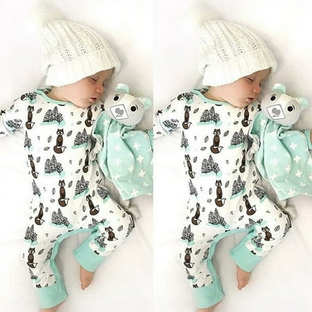 Newborn Infant Baby Girls Boy Fox Romper Bodysuit Playsuit Outfits Clothes 0-24M
Newborn Infant Baby Girls Boy Fox Romper Bodysuit Playsuit Outfits Clothes 0-24M