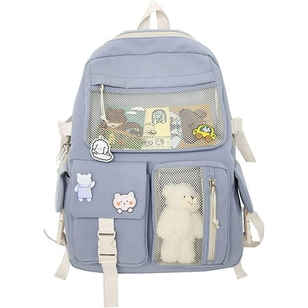 CoCopeaunt Kawaii Backpack with Cute Pin Accessories Plush Pendant Kawaii School Backpack Cute Aesthetic Backpack
CoCopeaunt Kawaii Backpack with Cute Pin Accessories Plush Pendant Kawaii School Backpack Cute Aesthetic Backpack