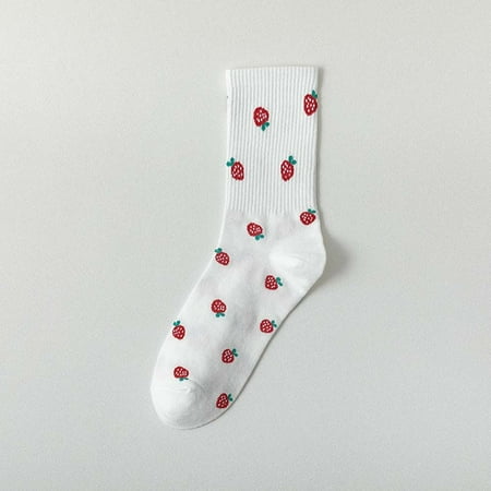 Kawaii Breathable Sweet Strawberry Cartoon Love Heart Korean Harajuku Cotton Hosiery Middle Tube Socks Fruit Socks Women Stockings C
Kawaii Breathable Sweet Strawberry Cartoon Love Heart Korean Harajuku Cotton Hosiery Middle Tube Socks Fruit Socks Women Stockings C