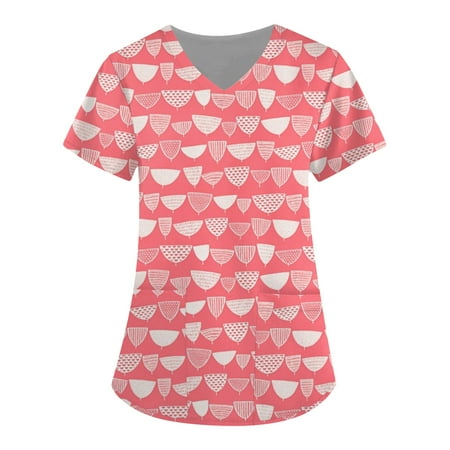 Valentine s Day Scrubs Tops for Women Plus Size Short Sleeve V Neck Heart Printed Nursing Uniform Holiday Scrub Tops
Valentine s Day Scrubs Tops for Women Plus Size Short Sleeve V Neck Heart Printed Nursing Uniform Holiday Scrub Tops
