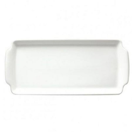 13.75 in. Bright White Ware Cake Tray