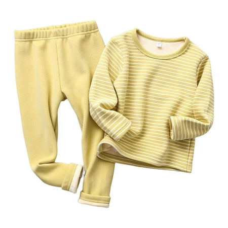 TureClos Kids Pajamas Sleepwear Set Girl Suits Breathable Thermal Underwear Indoor Handy to Wear Winter Fittings Thickened Kid Clothes Yellow 140
TureClos Kids Pajamas Sleepwear Set Girl Suits Breathable Thermal Underwear Indoor Handy to Wear Winter Fittings Thickened Kid Clothes Yellow 140