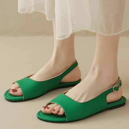 Hvyesh Flat Sandals for Women Casual Summer Sandals Fashion Comfortable Open-toe Shallow Mouth Flats Size 9.5
Hvyesh Flat Sandals for Women Casual Summer Sandals Fashion Comfortable Open-toe Shallow Mouth Flats Size 9.5