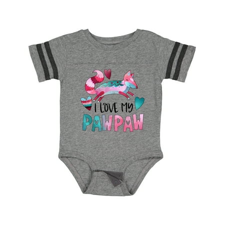 Inktastic I Love My Pawpaw Pink and Blue Fox with Hearts Gift Baby Boy or Baby Girl Bodysuit
Inktastic I Love My Pawpaw Pink and Blue Fox with Hearts Gift Baby Boy or Baby Girl Bodysuit