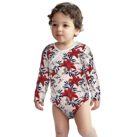 Haiem Lilies Flowers Printed Unisex-Baby Long Sleeve Onesies Bodysuits Unisex Babies Snap-Up Rompers-12 Months
Haiem Lilies Flowers Printed Unisex-Baby Long Sleeve Onesies Bodysuits Unisex Babies Snap-Up Rompers-12 Months