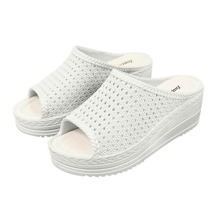 Sandals for Women Sale Clearnce Slippers Mules Sandals Slides Ladies Wedge Heel Platform Slip On Flats Summer Open Toe Sandals Comfort Beach Casual Shoes US Size 3-5.5
Sandals for Women Sale Clearnce Slippers Mules Sandals Slides Ladies Wedge Heel Platform Slip On Flats Summer Open Toe Sandals Comfort Beach Casual Shoes US Size 3-5.5