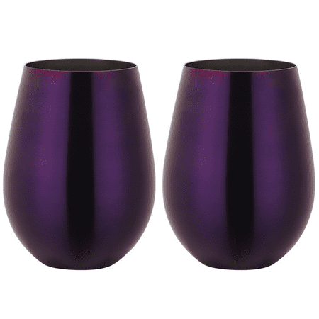 Stainless Steel Stemless Wine Tumbler 500ML Wine Tumblers Set of 2 Cup for Coffee Wine Drinks Ice Cream
Stainless Steel Stemless Wine Tumbler 500ML Wine Tumblers Set of 2 Cup for Coffee Wine Drinks Ice Cream