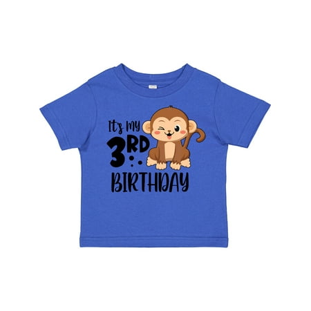 Inktastic Monkey Its My 3rd Birthday Gift Toddler Boy or Toddler Girl T-Shirt
Inktastic Monkey Its My 3rd Birthday Gift Toddler Boy or Toddler Girl T-Shirt