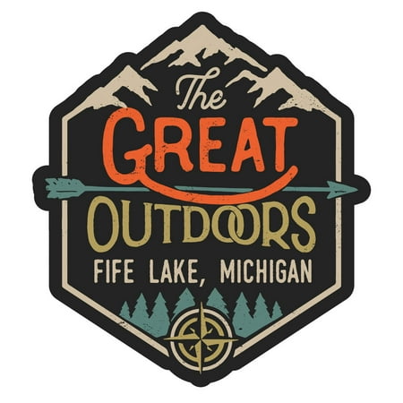 Fife Lake Michigan The Great Outdoors Design 2-Inch Fridge Magnet