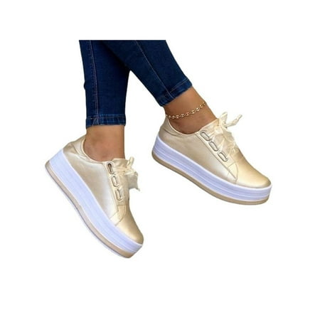 Shakub Women s Sports Running Trainers Sneakers Flats Platform Lace Up Casual Walking Shoes
Shakub Women s Sports Running Trainers Sneakers Flats Platform Lace Up Casual Walking Shoes