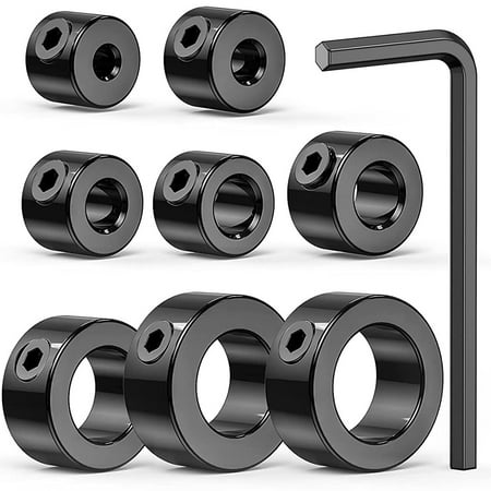 Drill Stop Bit Collar Set 9PCS Adjustable Drill Depth Stop Collar Limit Ring with Carbon Steel Set for Drill Bits
Drill Stop Bit Collar Set 9PCS Adjustable Drill Depth Stop Collar Limit Ring with Carbon Steel Set for Drill Bits
