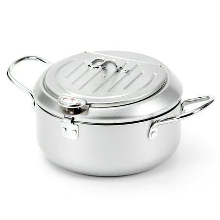 Japan Tempura Frying Pan Household Mini Deep Filter Oil Pan with Thermometer Frying Pan Stainless Steel Household C
Japan Tempura Frying Pan Household Mini Deep Filter Oil Pan with Thermometer Frying Pan Stainless Steel Household C