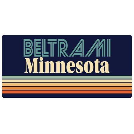 Beltrami Minnesota 5 x 2.5-Inch Fridge Magnet Retro Design