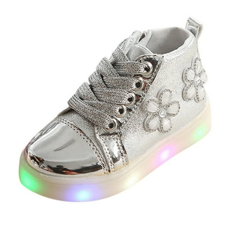 SENDKEEL Children Baby Girls Floral Crystal Led Light Luminous Running Sport Boots Shoes
SENDKEEL Children Baby Girls Floral Crystal Led Light Luminous Running Sport Boots Shoes