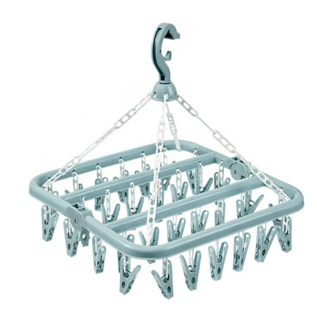 FNNMNNR Laundry Hanger Drying Rack - Foldable Clip and Drip Hanger with 32 Pins Clothes Drying Rack Sock Hanger for Drying Towels Bras Baby Clothes Plastic Laundry Sock Drying Hanger
FNNMNNR Laundry Hanger Drying Rack - Foldable Clip and Drip Hanger with 32 Pins Clothes Drying Rack Sock Hanger for Drying Towels Bras Baby Clothes Plastic Laundry Sock Drying Hanger