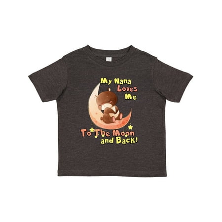 Inktastic My Nana Loves Me to the Moon and Back Gift Toddler Boy or Toddler Girl T-Shirt
Inktastic My Nana Loves Me to the Moon and Back Gift Toddler Boy or Toddler Girl T-Shirt