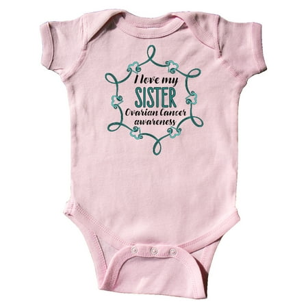 Inktastic I Love My Sister Ovarian Cancer Awareness Gift Baby Boy or Baby Girl Bodysuit
Inktastic I Love My Sister Ovarian Cancer Awareness Gift Baby Boy or Baby Girl Bodysuit
