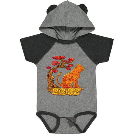 Inktastic 2022 Year of the Tiger- New Years Gift Baby Boy or Baby Girl Bodysuit