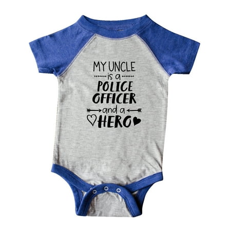 Inktastic My Uncle is a Police Officer and a Hero Gift Baby Boy or Baby Girl Bodysuit
Inktastic My Uncle is a Police Officer and a Hero Gift Baby Boy or Baby Girl Bodysuit