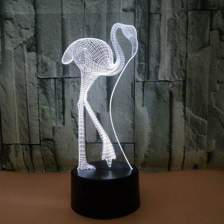 3D LED Optical Illusion Acrylic Night Light with Remote & Smart Touch 7 Colors Changing(Flamingo)
3D LED Optical Illusion Acrylic Night Light with Remote & Smart Touch 7 Colors Changing(Flamingo)