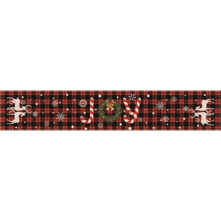SSBSM Table Runner Eye-catching Washable Durable Soft Christmas Snowflake Plaid Pattern Table Cloth for Kitchen
SSBSM Table Runner Eye-catching Washable Durable Soft Christmas Snowflake Plaid Pattern Table Cloth for Kitchen