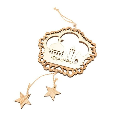 Popvcly Wooden Pendant Ornament Star Ornaments Hanging Ramadan Eid Mubarak Decorations
Popvcly Wooden Pendant Ornament Star Ornaments Hanging Ramadan Eid Mubarak Decorations