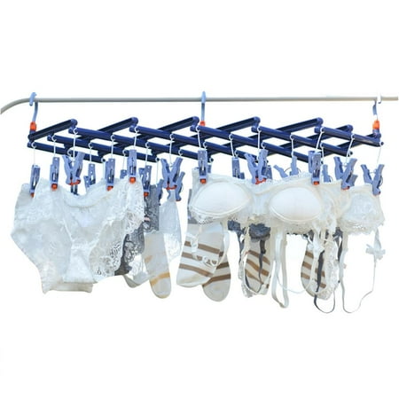 Fovolat Folding Clothes Hanger Clip Multi-Functional 360 Degree Swivel Hangers Windproof Drying Rack Clothespin for Underwear Bra Socks Gloves natural
Fovolat Folding Clothes Hanger Clip Multi-Functional 360 Degree Swivel Hangers Windproof Drying Rack Clothespin for Underwear Bra Socks Gloves natural