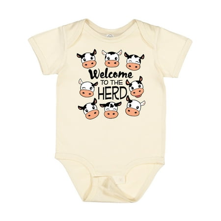 Inktastic Welcome to the Herd with Cute Black and White Holstein Cows Gift Baby Boy or Baby Girl Bodysuit
Inktastic Welcome to the Herd with Cute Black and White Holstein Cows Gift Baby Boy or Baby Girl Bodysuit