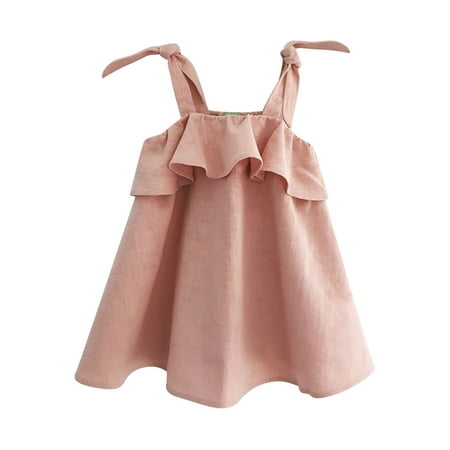 Baby Girls Dresses Solid Color Sleeveless O-Neck Summer Casual Cotton Sun A-Line Swing For 6 Months To 5 Years Wedding Stylish Holiday Dress
Baby Girls Dresses Solid Color Sleeveless O-Neck Summer Casual Cotton Sun A-Line Swing For 6 Months To 5 Years Wedding Stylish Holiday Dress
