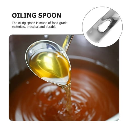 Oil Pouring Spoon Home Oil Pouring Soup Spoon Stainless Steel Oil Pouring Scoop Oil Spoon
Oil Pouring Spoon Home Oil Pouring Soup Spoon Stainless Steel Oil Pouring Scoop Oil Spoon