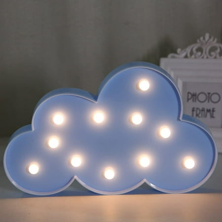 Led DIY Decorative Sign Lamp Battery Operated Wall Decoration NightLight for Living Room Decor Bedroom Home Party Birthday Gift Christmas Kids Adult Gifts (Blue Cloud)
Led DIY Decorative Sign Lamp Battery Operated Wall Decoration NightLight for Living Room Decor Bedroom Home Party Birthday Gift Christmas Kids Adult Gifts (Blue Cloud)