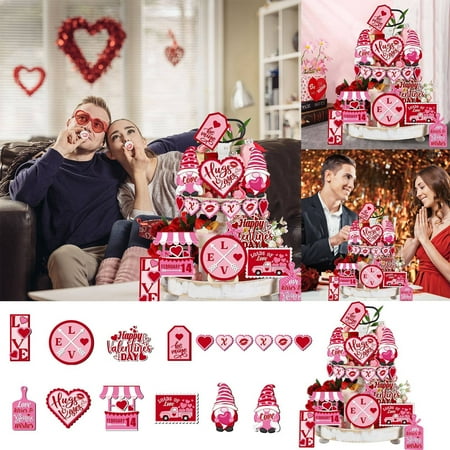 ECHOYY Valentine s Day Party Scene Layered Tray Decoration Table Wooden Decoration Valentine s Day Party Wooden Tray Decoration(Tray Not Included)
ECHOYY Valentine s Day Party Scene Layered Tray Decoration Table Wooden Decoration Valentine s Day Party Wooden Tray Decoration(Tray Not Included)