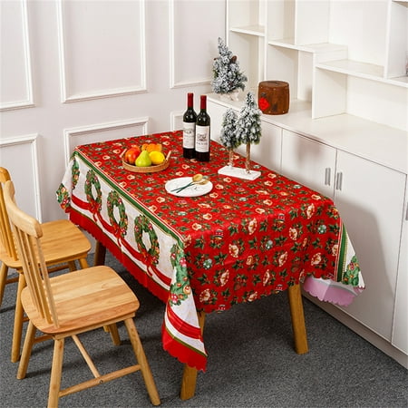 Christmas Decorative Tablecloth Stain & Wrinkle Resistant Tablecloth for Party Banquet Wedding
Christmas Decorative Tablecloth Stain & Wrinkle Resistant Tablecloth for Party Banquet Wedding