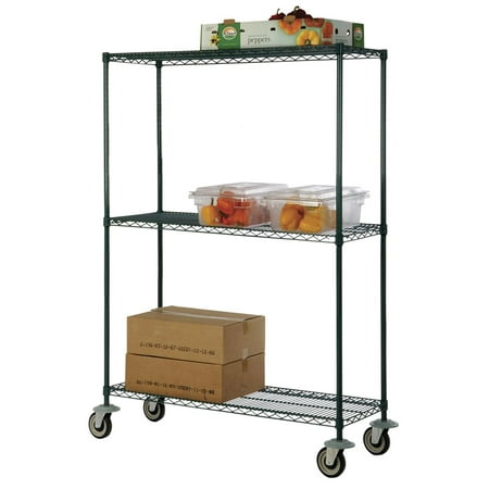 21 Deep x 30 Wide x 48 High 3 Tier Freezer Wire Shelf Truck with 1200 lb Capacity
21 Deep x 30 Wide x 48 High 3 Tier Freezer Wire Shelf Truck with 1200 lb Capacity