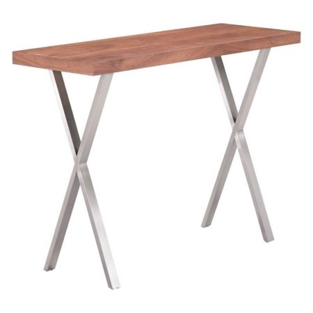Brika Home Console Table in Walnut