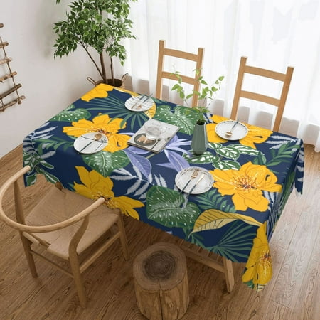 XMXT Polyester Rectangle Tablecloth Realistic Flower Illustration Waterproof Table Cloth Home Dinner Decor Table Cover for Holiday Party 54 x 72 inches
XMXT Polyester Rectangle Tablecloth Realistic Flower Illustration Waterproof Table Cloth Home Dinner Decor Table Cover for Holiday Party 54 x 72 inches