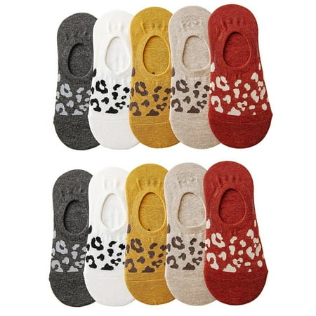 Leopard Print Invisible Ladies Comfortable Cotton Girl Ladies Boat Socks Shallow Ankle Low Tube Female 10Pair = 20Pcs
Leopard Print Invisible Ladies Comfortable Cotton Girl Ladies Boat Socks Shallow Ankle Low Tube Female 10Pair = 20Pcs