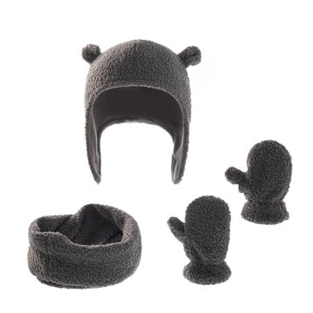 ZOELNIC 1 Set 1-4 Years Baby Beanie Scarf Gloves Solid Color Ears Unisex Lightweight Fluffy Plush Hat Set for Outdoor Gray
ZOELNIC 1 Set 1-4 Years Baby Beanie Scarf Gloves Solid Color Ears Unisex Lightweight Fluffy Plush Hat Set for Outdoor Gray