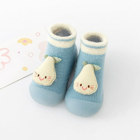 Boys Girls Animal Cartoon Socks Shoes Toddler Fleece WarmThe Floor Socks Non Slip Prewalker Shoes Blue 26
Boys Girls Animal Cartoon Socks Shoes Toddler Fleece WarmThe Floor Socks Non Slip Prewalker Shoes Blue 26