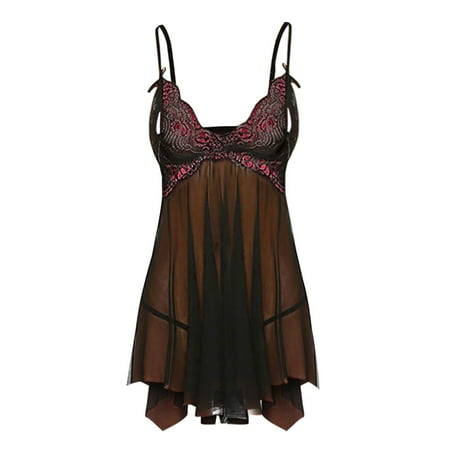 KaLI_store Sleepwear For Women Womens Lingerie Chemise Nightgown Silk Sleepwear Nightwear with Thong
KaLI_store Sleepwear For Women Womens Lingerie Chemise Nightgown Silk Sleepwear Nightwear with Thong