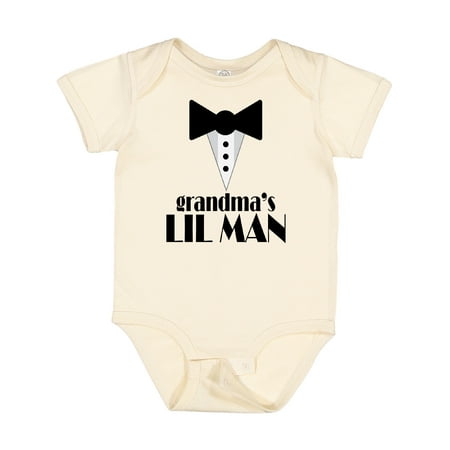 Inktastic Grandma s Lil Man Gift Baby Boy Bodysuit 
Inktastic Grandma s Lil Man Gift Baby Boy Bodysuit