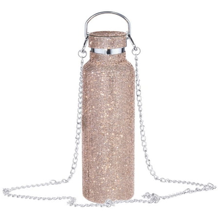 Bottle with Chain 500ml/17oz 304 Stainless Steel Insulated Bottle Sparkling Vacuum for Camping Gym Insulation Bottle Rose Gold
Bottle with Chain 500ml/17oz 304 Stainless Steel Insulated Bottle Sparkling Vacuum for Camping Gym Insulation Bottle Rose Gold