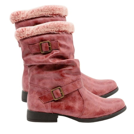 QCTime Faux Leather Shoes Artificial Short Plush Non-slip Comfortable Mid-tube Plush Boots
QCTime Faux Leather Shoes Artificial Short Plush Non-slip Comfortable Mid-tube Plush Boots
